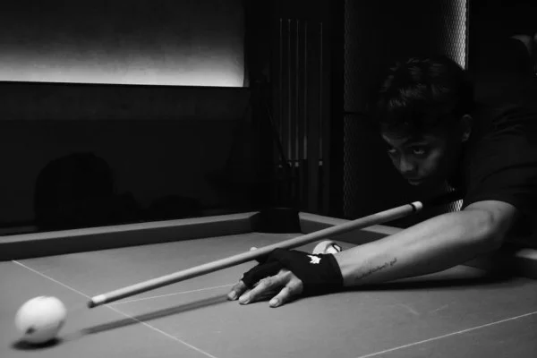 snooker match arena